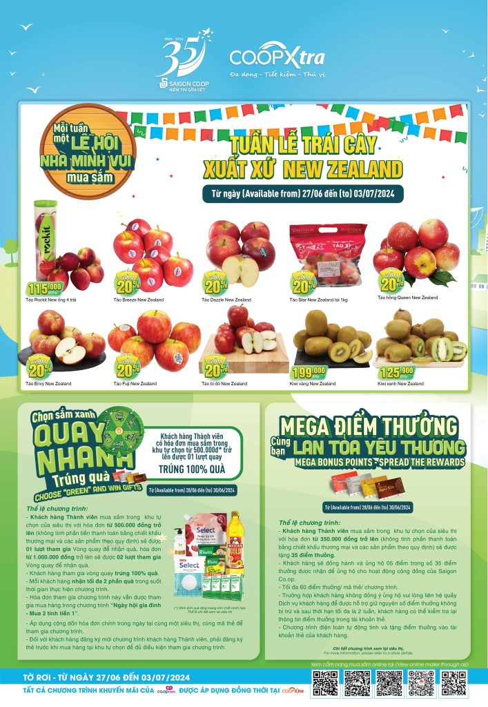 [Tờ rơi đặc biệt Cẩm nang mua sắm Gia đình Việt – Đại sứ Xanh] Từ ngày 27/06 đến ngày 03/07/2024