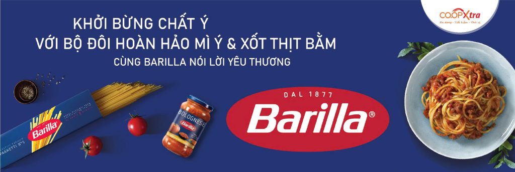 Co.opXtra tròn 12 tuổi-Barilla tưng bừng chung vui