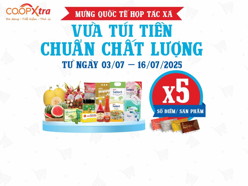 Mừng quốc tế Hợp tác xã – Vừa túi tiền chuẩn chất lượng