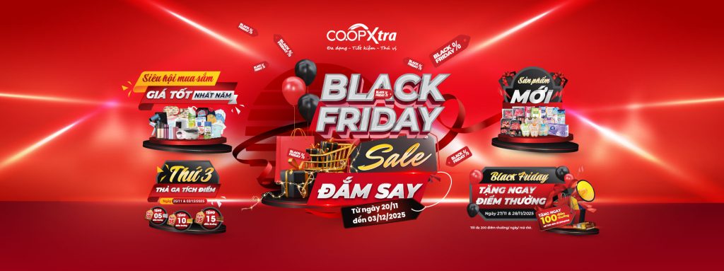 MỞ MÀN BLACK FRIDAY 2025 – SALE ĐẮM SAY