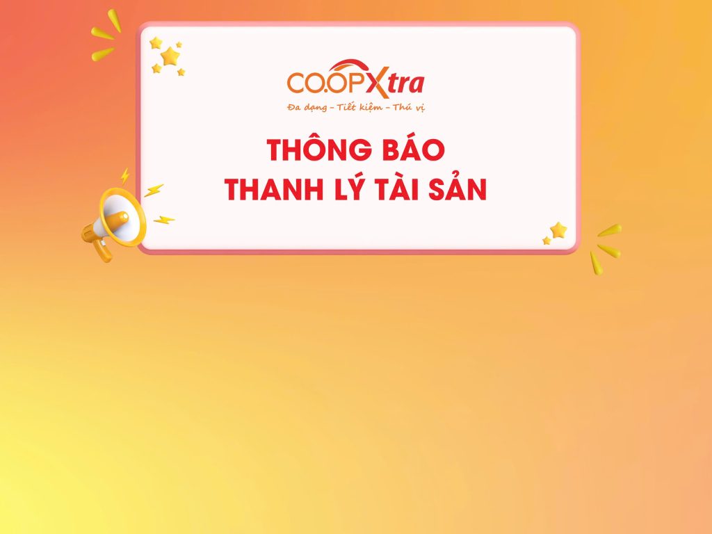 THÔNG BÁO THANH LÝ TÀI SẢN