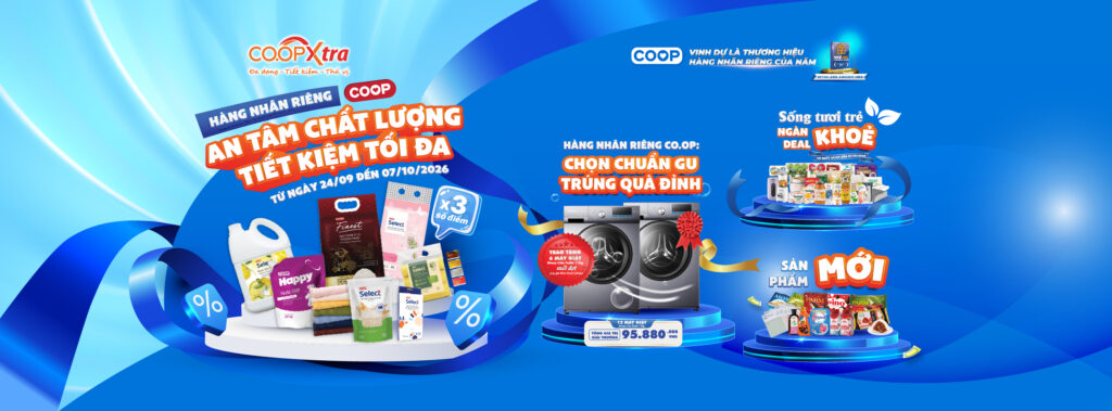 CO.OPXTRA THÊM GIÁ TRỊ CHO GIỎ HÀNG VIỆT TỪ HÀNG NHÃN RIÊNG